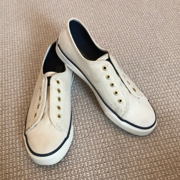 sperry rio aqua cream